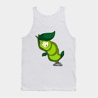 Caterpillar at Sleeping with Leaf Tank Top